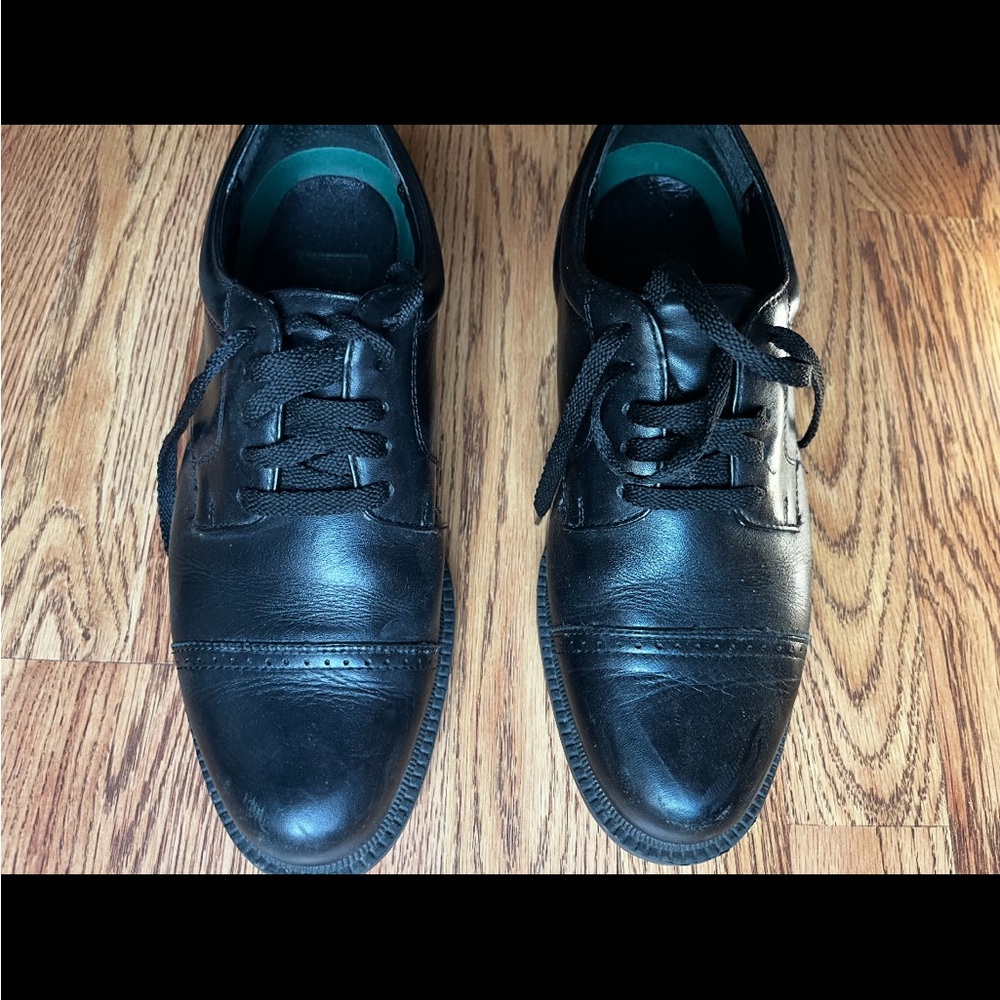 Classic Black Leather Men's Shoes